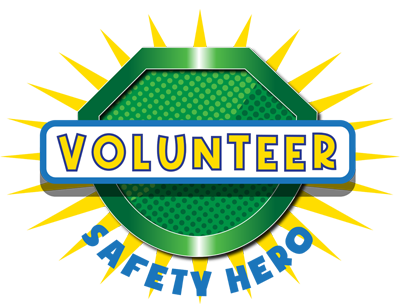 Volunteer Safety Hero Logo